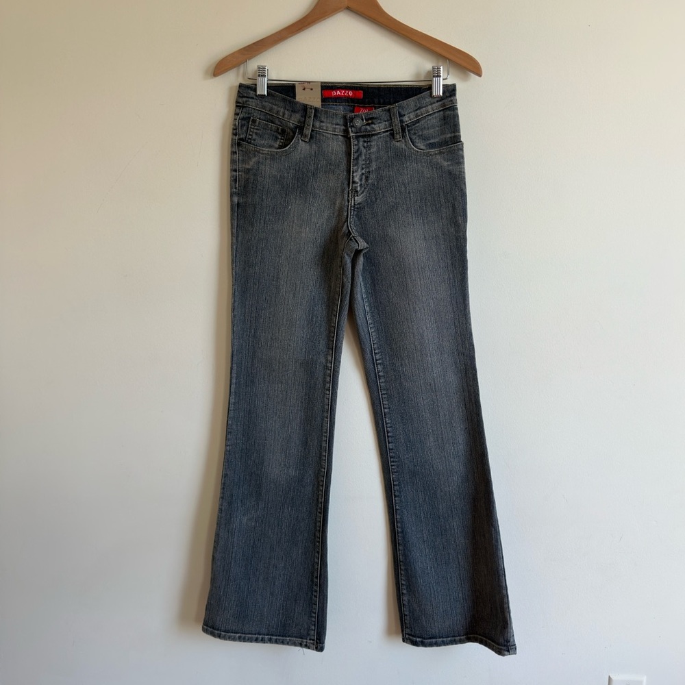 Pazzo Women’s Black Flare Jeans Stretch Denim Size 7/